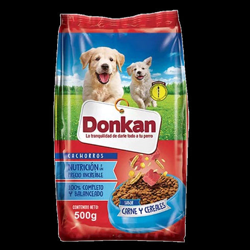 CUIDO DONKAN 500G CARNE CEREALES CACHORRO